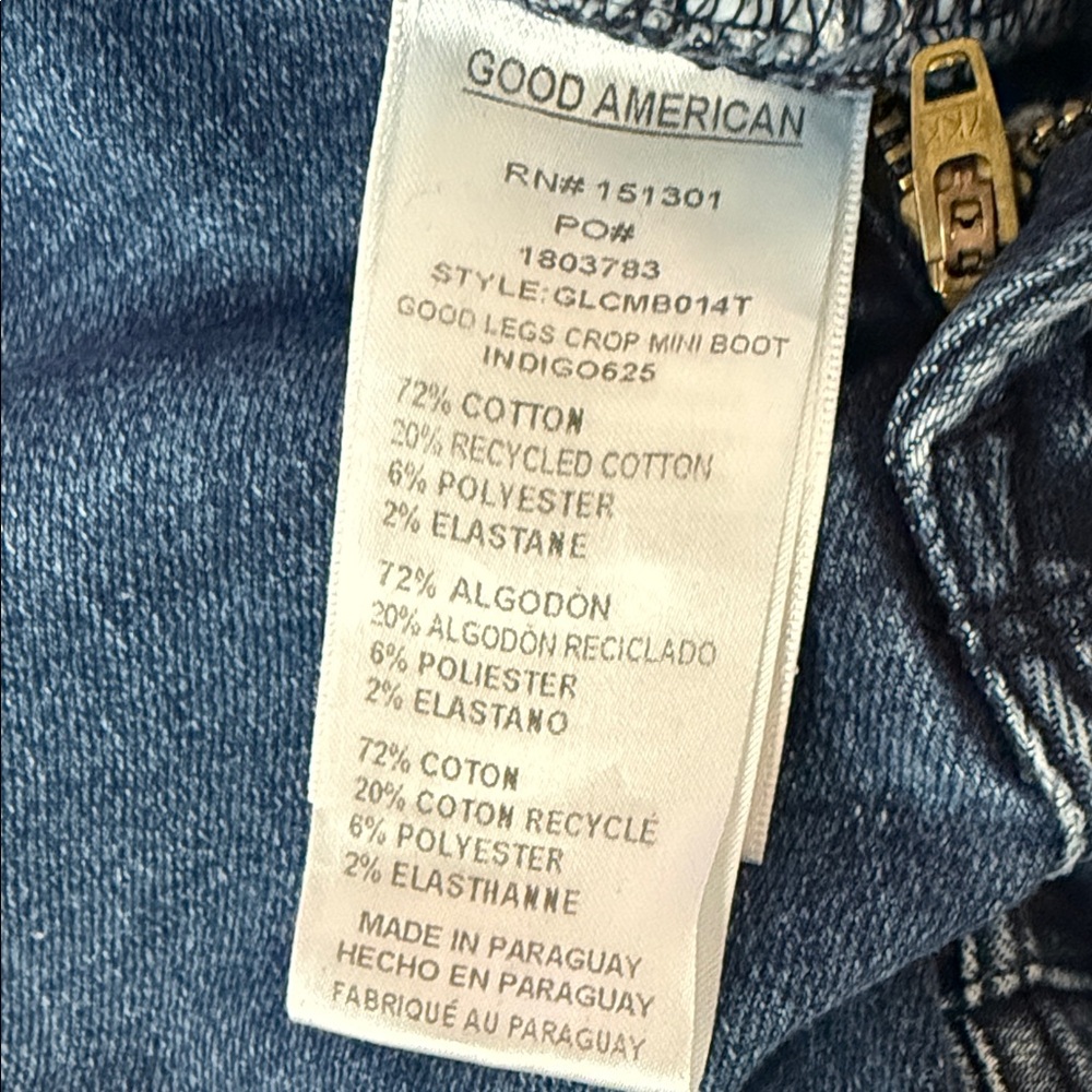Good American Good Legs Crop Mini Boot Jeans - Picture 5 of 6